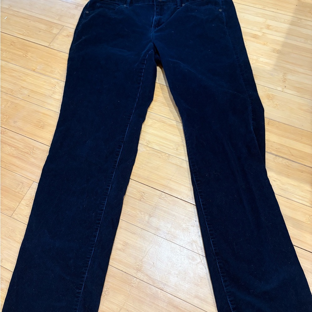 Blue corduroy pants